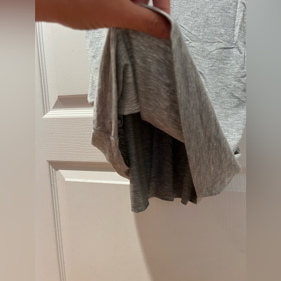 Azoe Stretchable Heathered Gray Fitted Bodycon Midi Dress Size Small - Picture 7 of 8